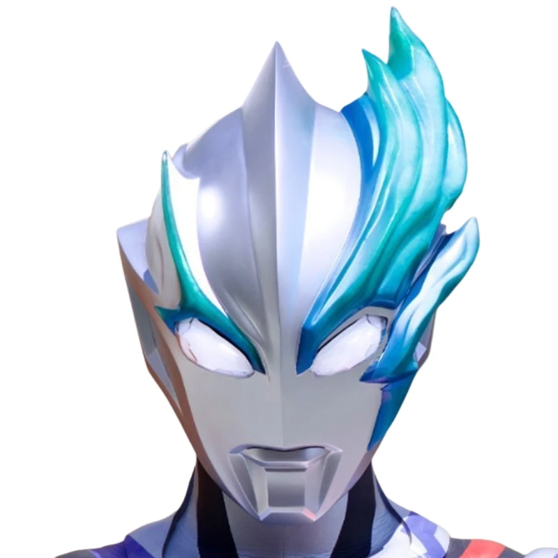 Halloween Cool Mask Ultraman Diga Blazecello Mask Hood Toy Adult Cos Kids Helmet Touch Glowing Boy Toys Boyfriend Gifts