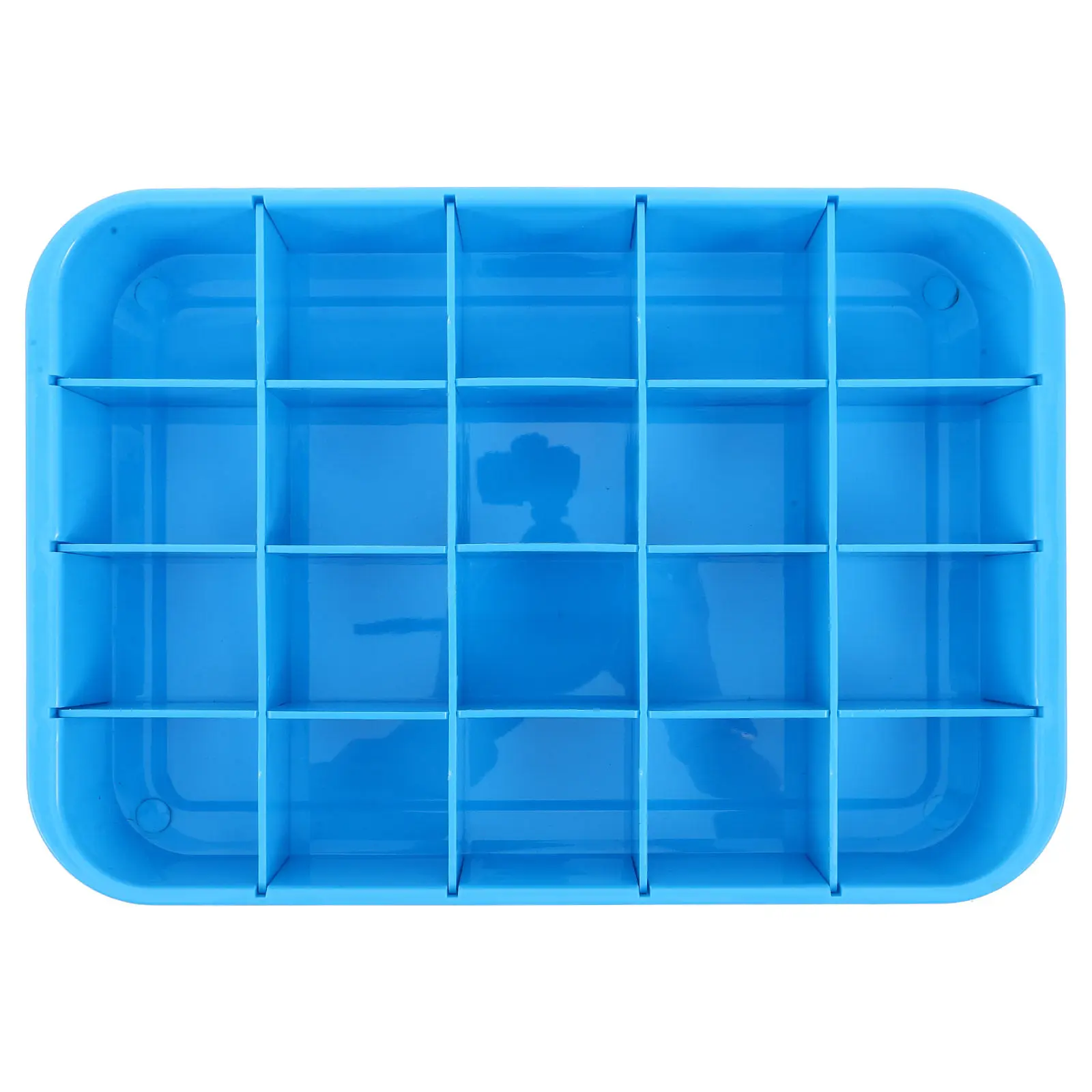 Hospital Medication Tray for 6S Clinic Workflow Segmented Structure Precision Pill Counting Visual Numbering Zone Spill