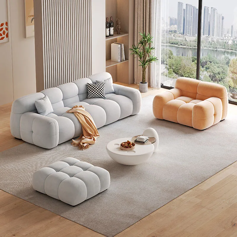 Chair L Shape Living Room Sofa Salon Couch Sectional Bed Salon Velvet Togo Sofa Replica Szafki Do Salonu Balcony Furniture