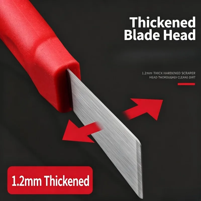 Stainless Steel Cleaning Scraper Multifunctional Kitchen Grease Remover Shovel Stove Bottom Dirt Stain Cleaner Tool - view 2