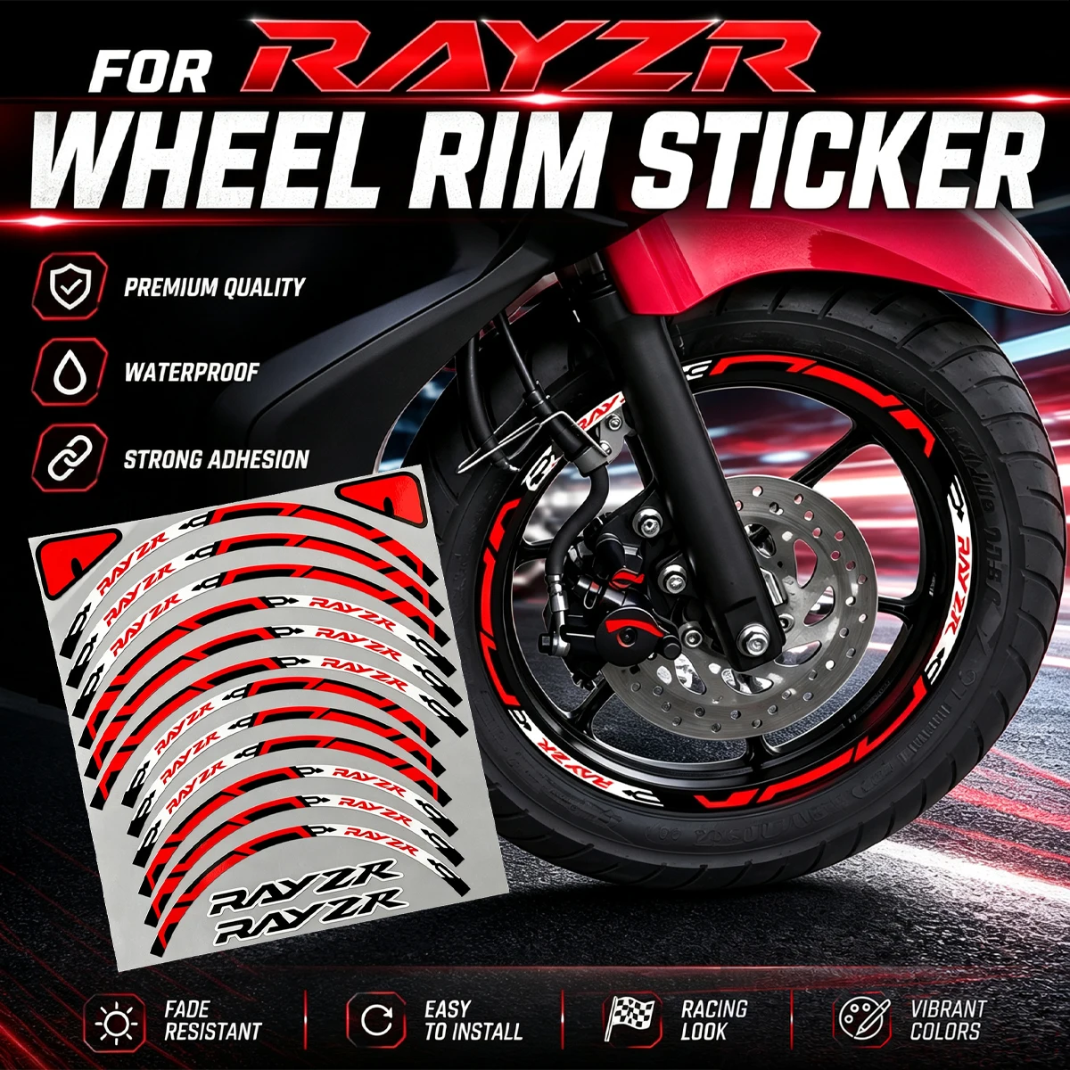For Yamaha RAYZR RayZR RAY ZR 12