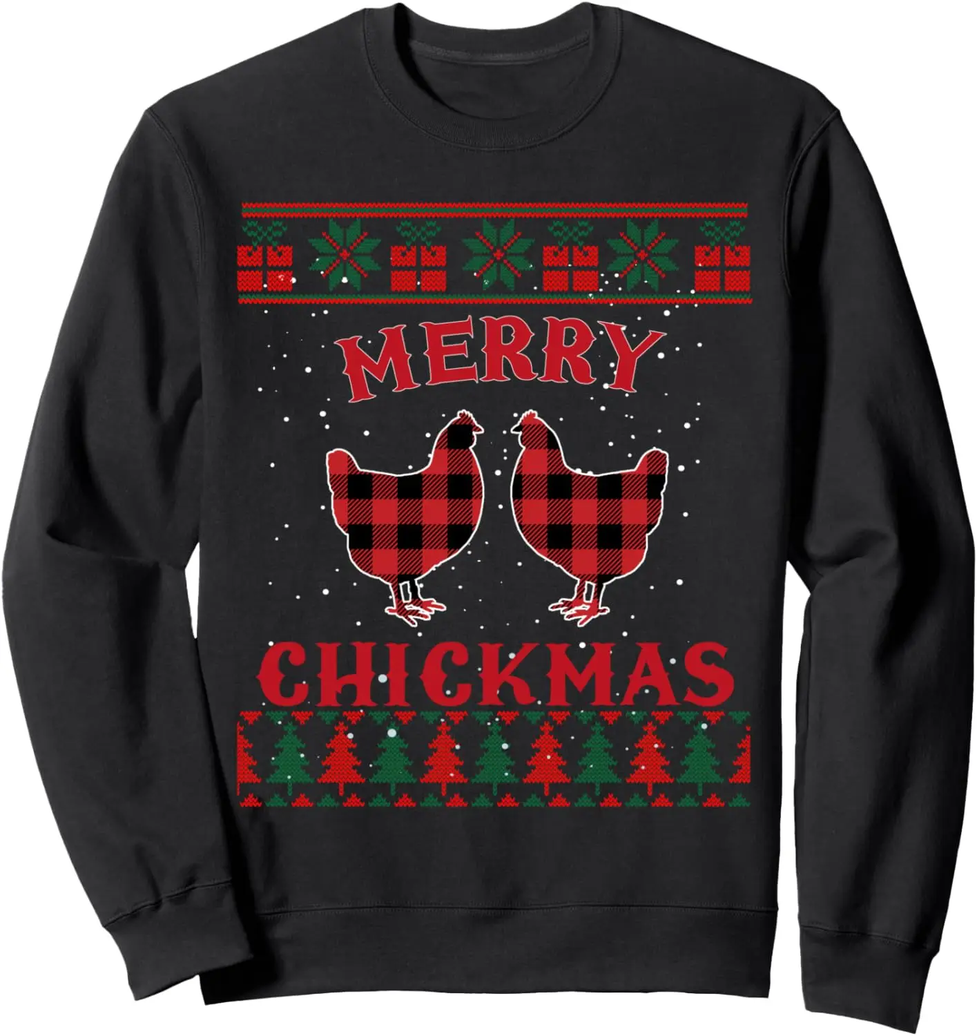 

Merry Chickmas Christmas Chicken Уродливый рождественский свитер Толстовка