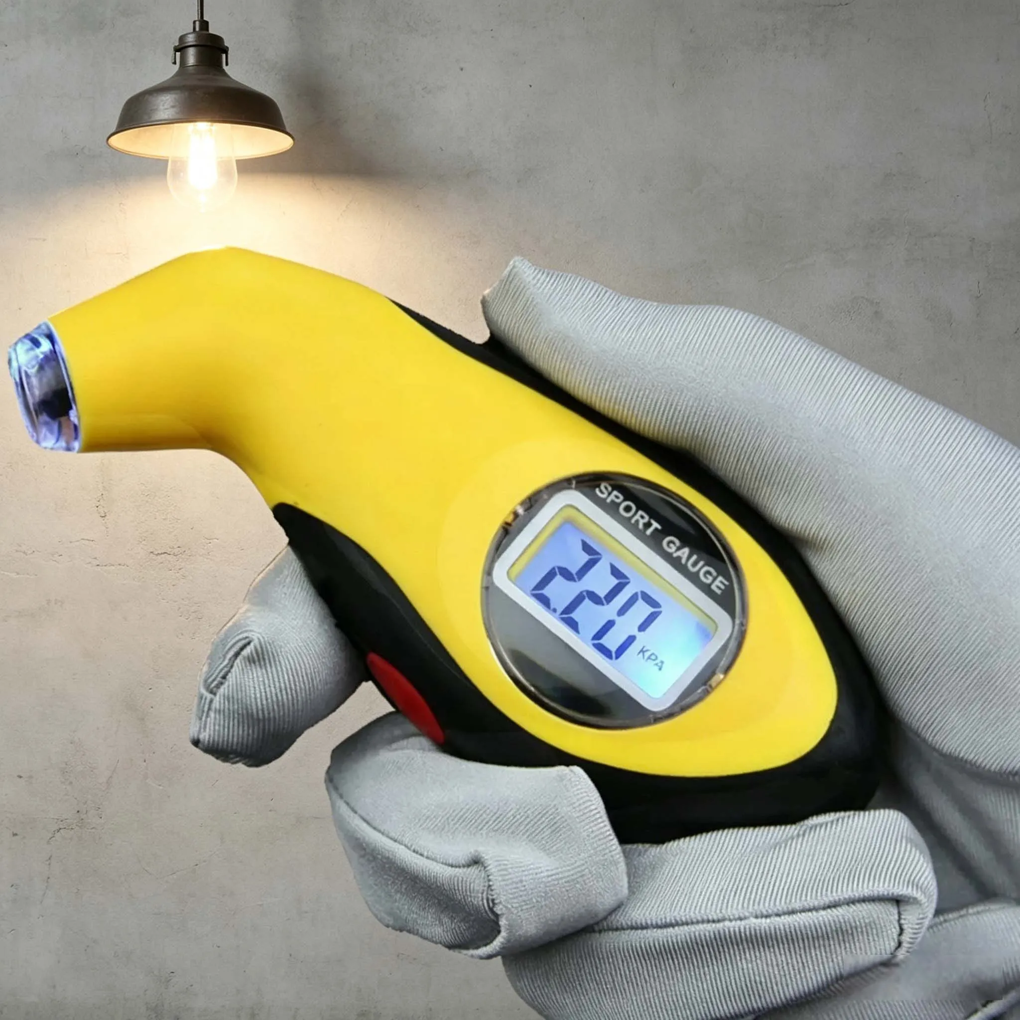 LCD Backlight Electronic Tire Pressure Gauge Meter 0-150 PSI Tyre Manometer Barometers Tester Tool for Auto Car Motorcycle