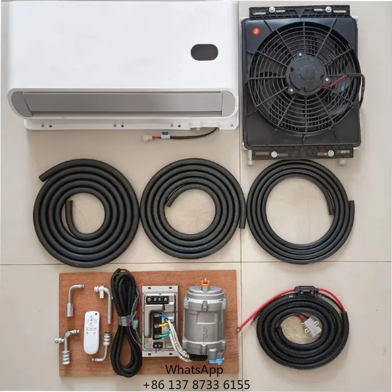

Parking Air Conditioner 24V Parking Variable Frequency Electric Air Conditioner Large Truck 12V Vehicle Refrigeration DC