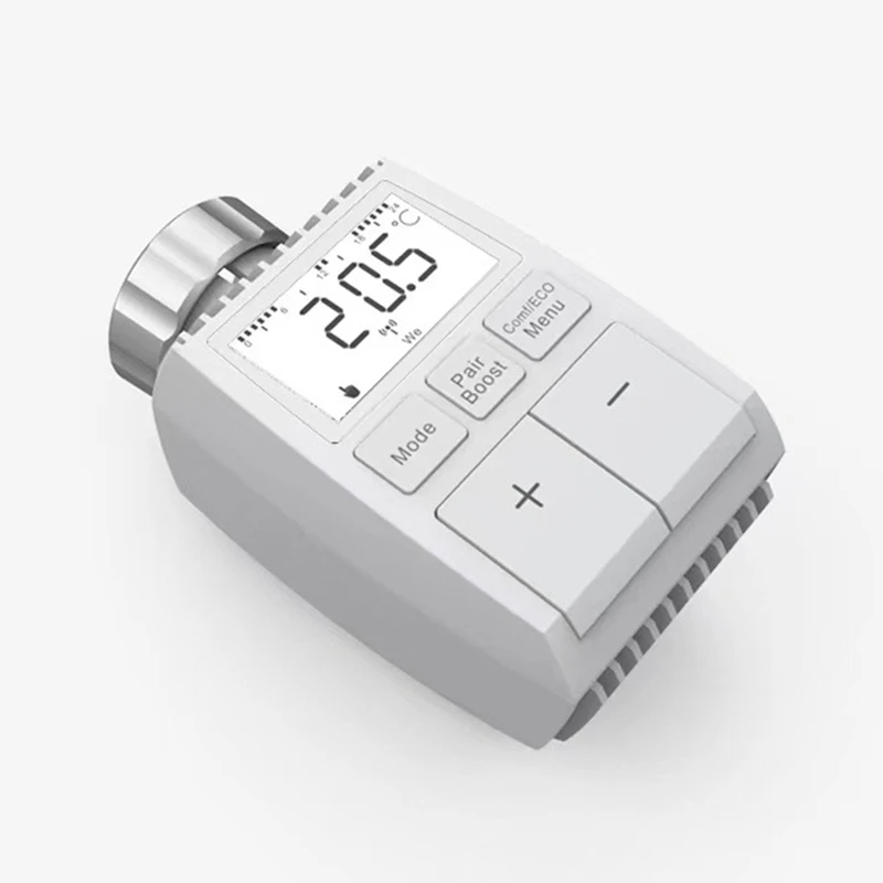 Tuya Smart Zigbee Radiator Actuator TRV Programmable Thermostatic Radiator Valve App Remote Temperature Controller Durable