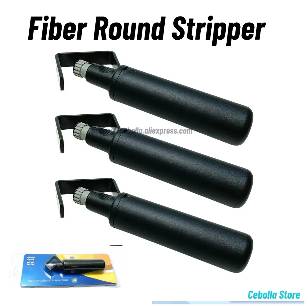 

Fiber Optic Stripper Round Cable Stripper 19-40mm Fiber Optic Tool Optical Fiber Cable Jacket Slitter Longitudinal Strippers