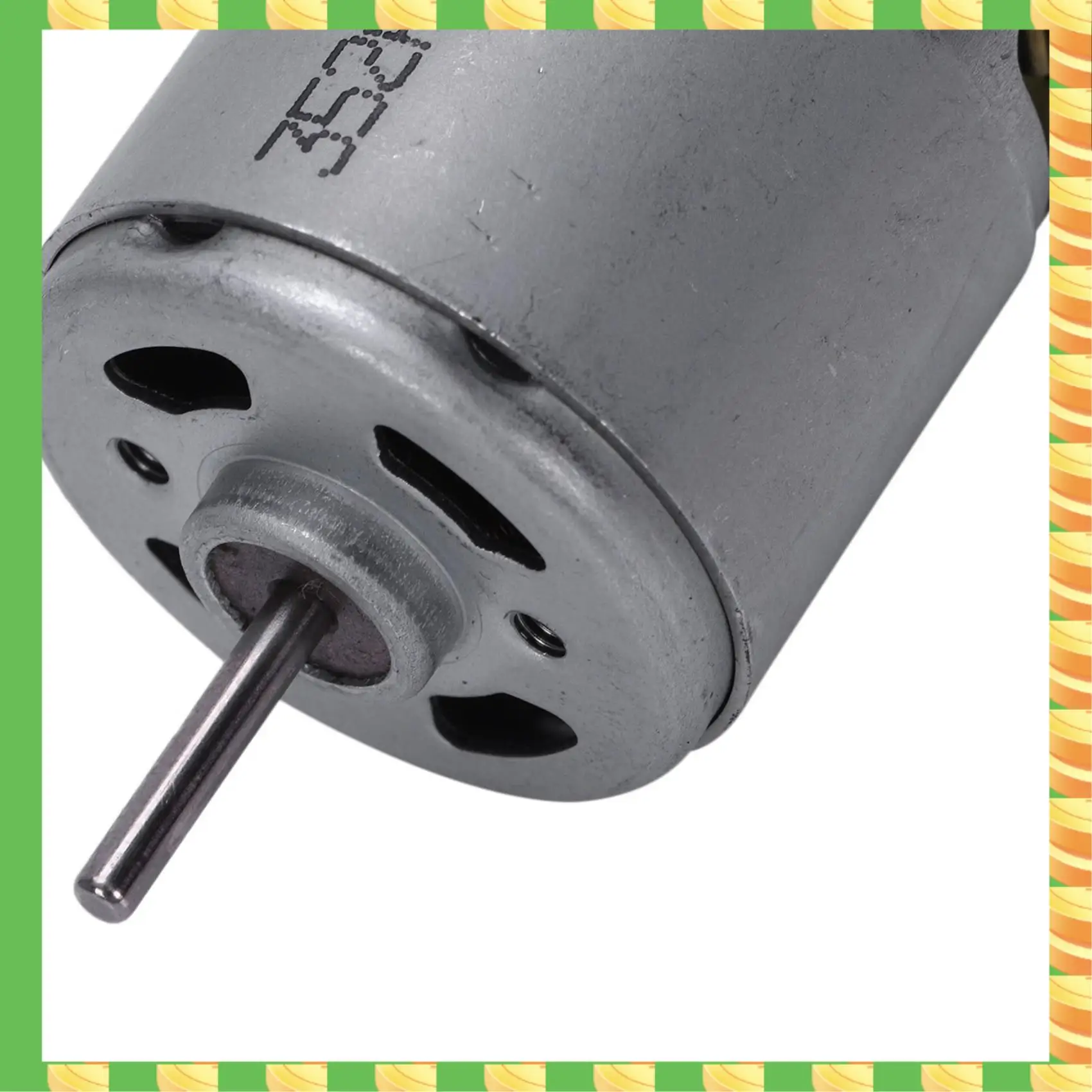 

AB53 6X RS380 DC 1,5-18 В 30000 об/мин микромотор 38X28 мм для радиоуправляемой модели DIY, серебристый