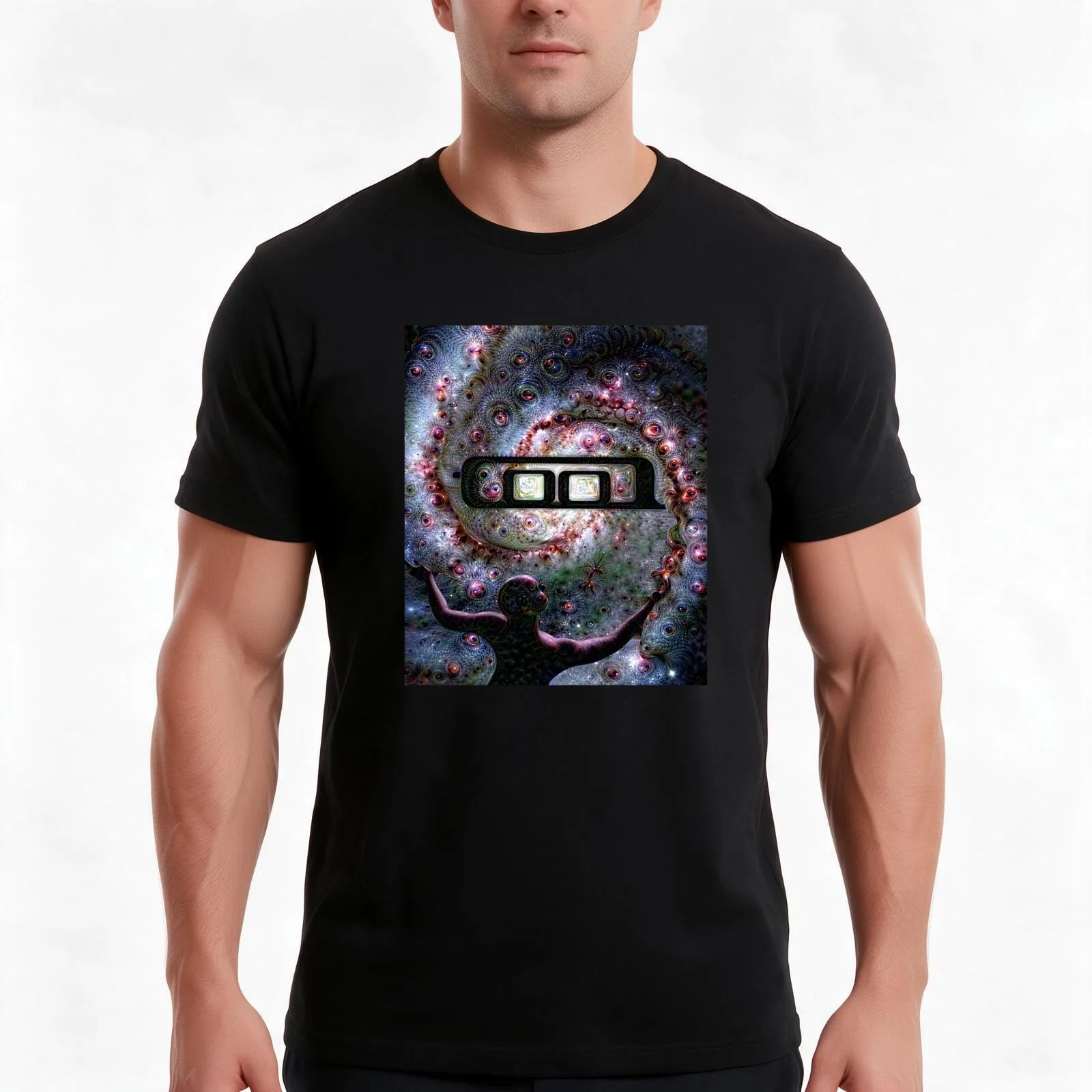 best new toolband T-Shirt, Summer Casual Cotton Tee, Oversized Streetwear Tops, Vintage Graphic Print, Loose Fit Short Sleeve