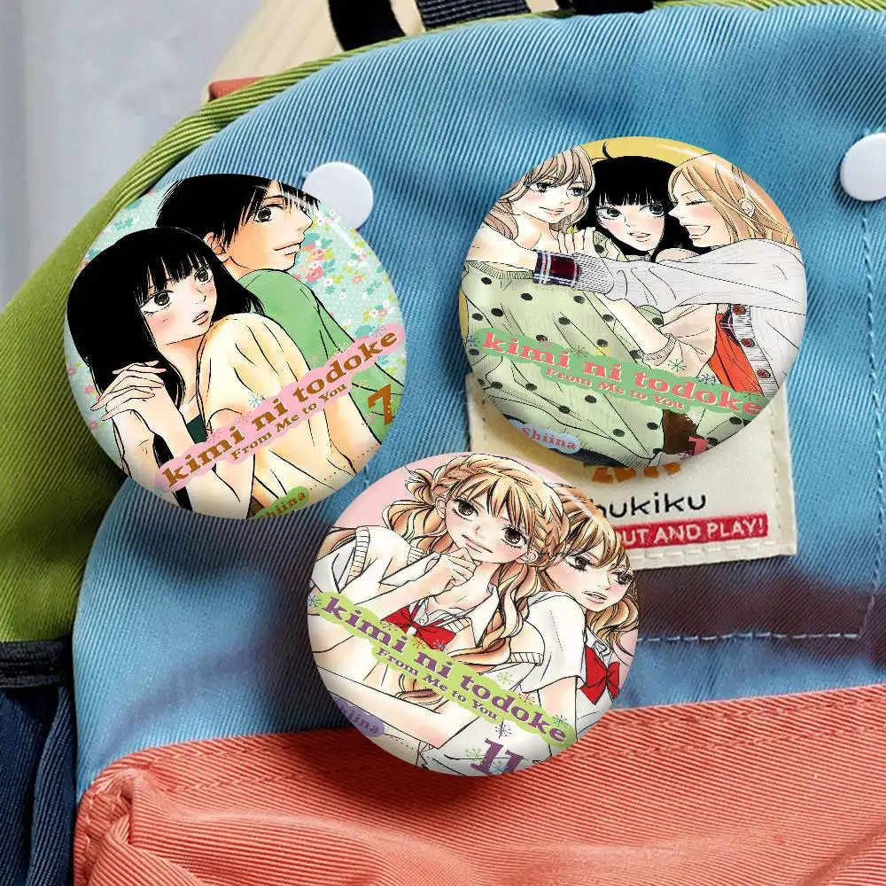 كيمي ني تودوك مني إلىك أنيمي زر دبوس بروش اليدوية للملابس الكرتون شارة ظهره الديكور مجوهرات اكسسوارات #4