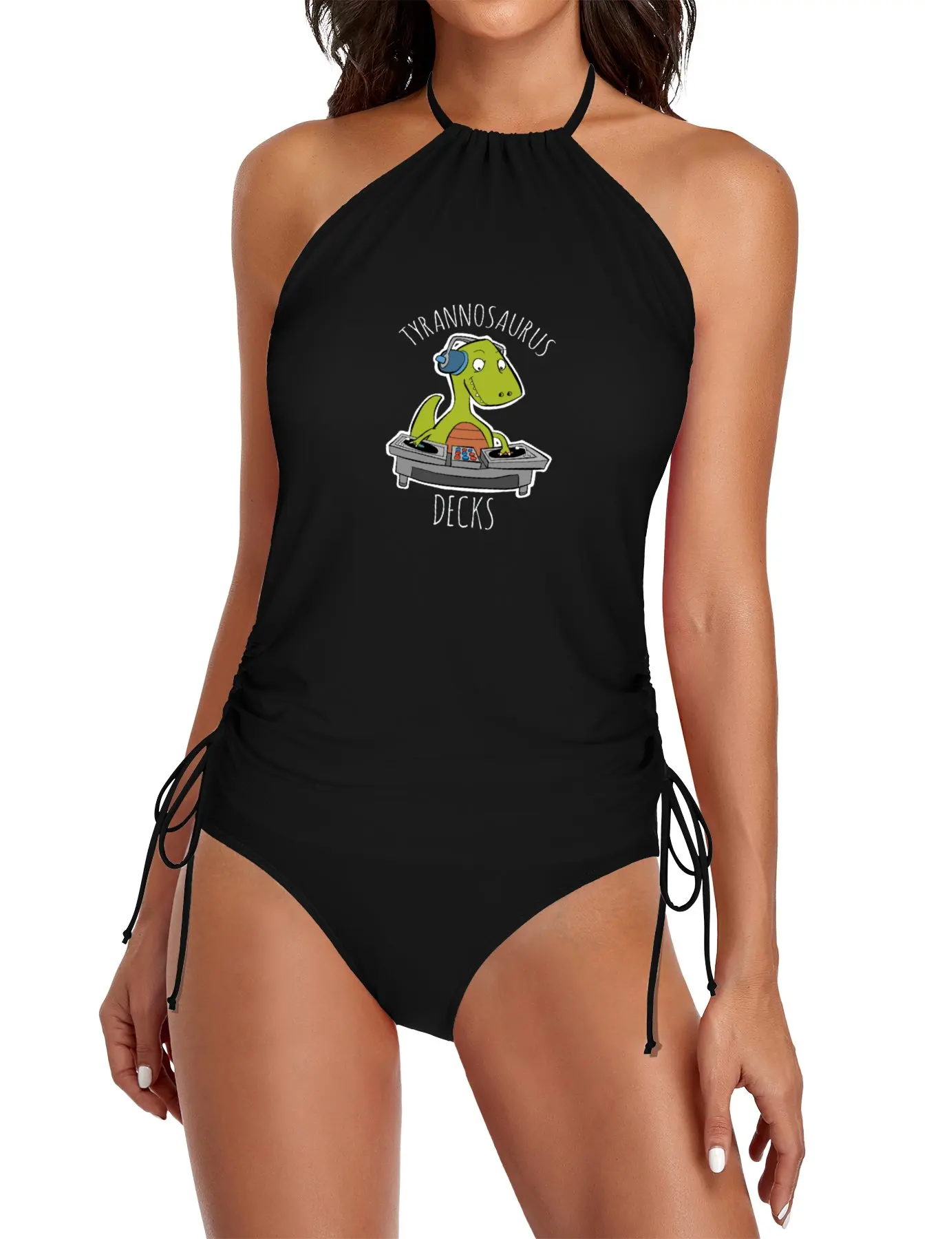 

Tyrannosaurus Decks Split Swimsuit Set women's beach clothes vacation outfits woman Summer dress bikinis woman 2025