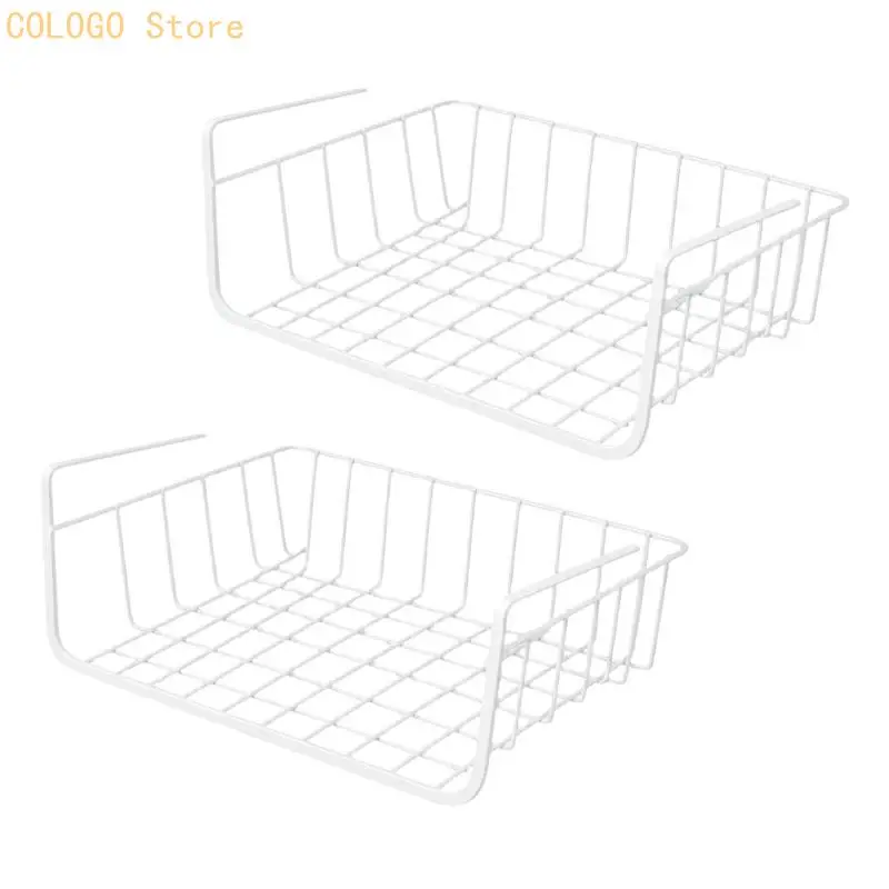 Cabinet Shelf Hanging Organizers with Open Wire Design, 2-Pack D0LD