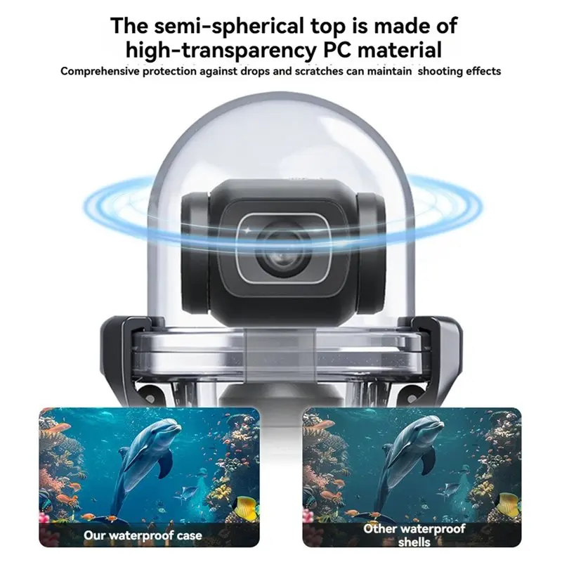 45M/148FT Waterproof Dive Housing Case For DJI Osmo Pocket