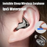 Sleep Invisible Stereo Headset IPX5 Waterproof Wireless Bluetooth Earphone Earbuds with Mic for Phone Bluetooth 5.3 Headphones