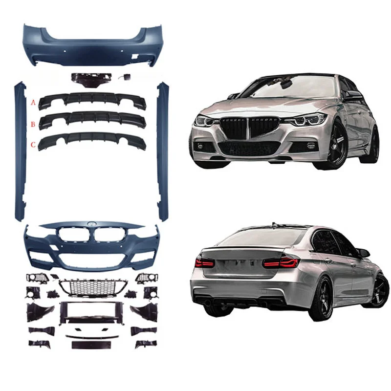 Hot Selling Full Replacement Tuning Bumper Body Kit w/ Clips for 3 Series F30 F35 2013-2019