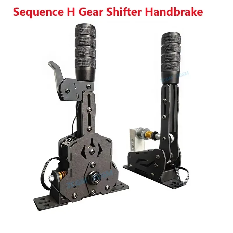 PC USB Racing Games Sequential Shifter H Gear Handbrake SIM For Thrustmaster /Logitech /SIMAGIC /FANATEC /MOZA view 2