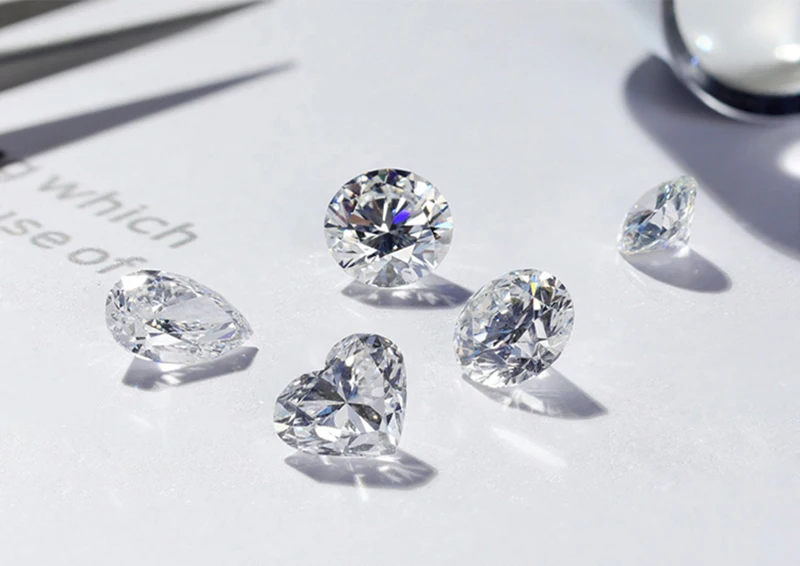 D VVS-VS Top Melee Lab Grown Diamonds 0.8mm ~ 4mm HPHT Full Cut VVS-VS Loose Diamond Wholesale