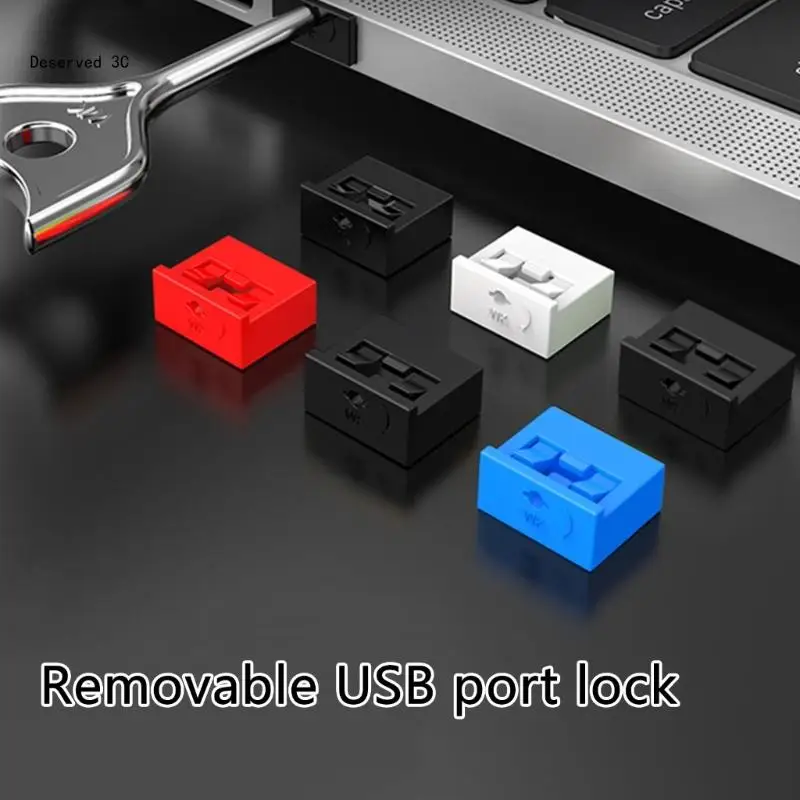 2pcs/10pcs USB Port Blockers Secure Data Protections for PC, Laptop, Notebook with Dust and Moisture Resistant Design