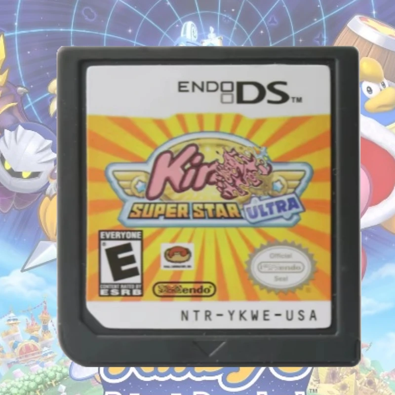Tarjetas de juego DS Kirby Series USA Kirby Series Canvas Curse/Squeak Squad/Super Star Ultra tarjeta de consola de videojuegos para NDS 3DS