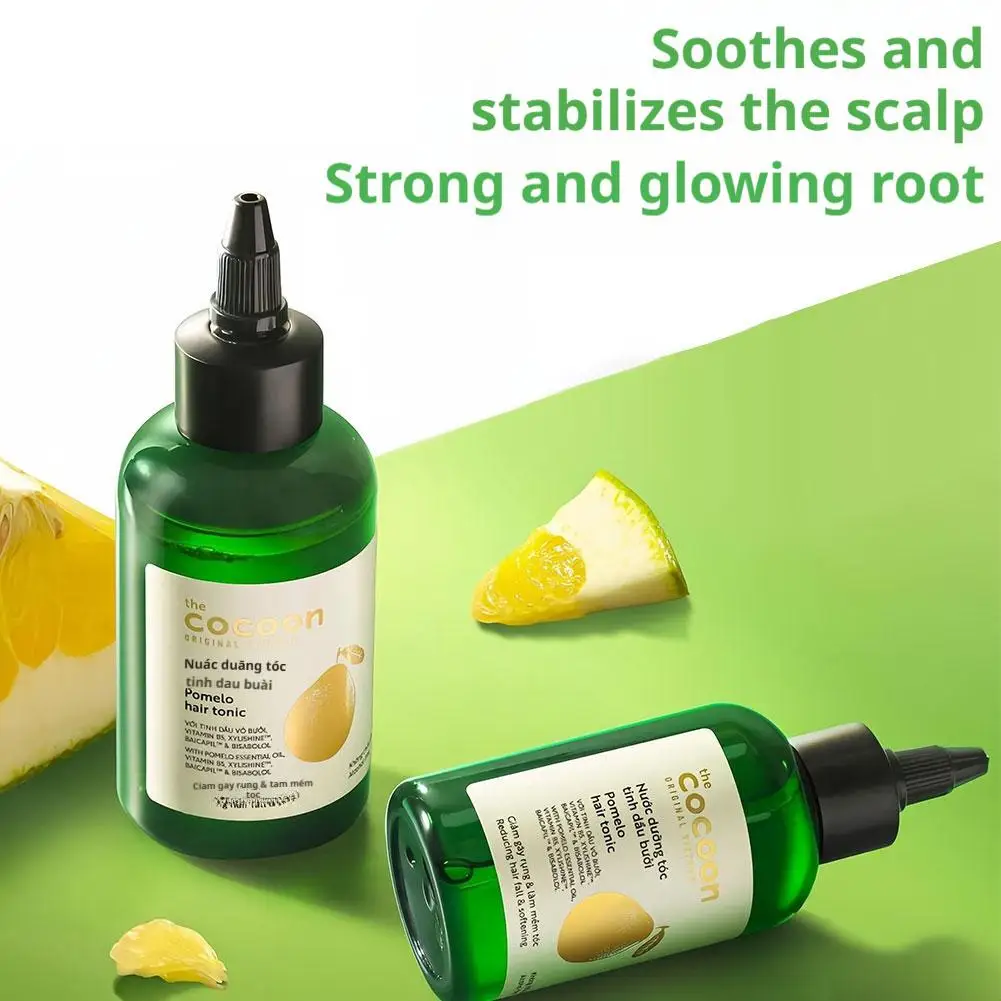 Cocoon-aceite para el cuidado del cabello, pomelo, antipérdida de cabello, suero para tratamiento del cuero cabelludo, 140ml, ligero, reparación nutritiva profunda