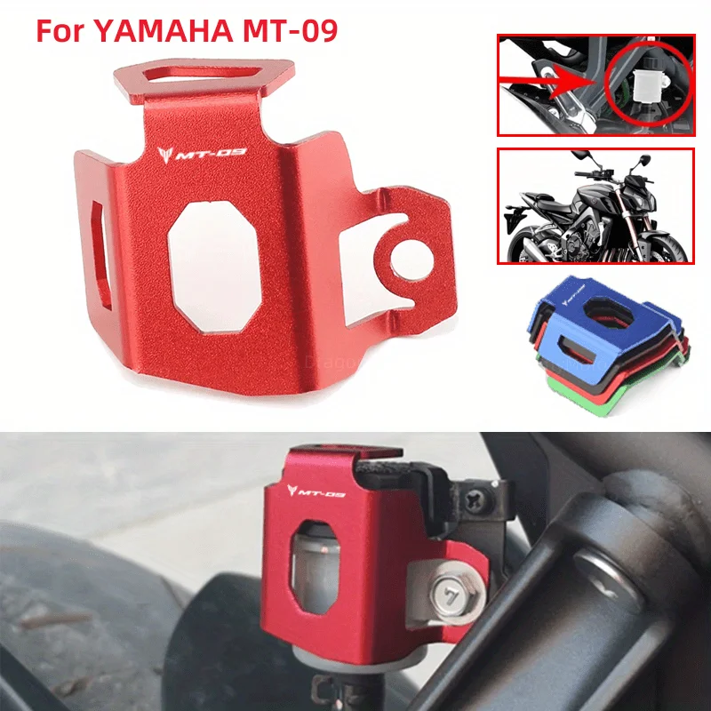 

For Yamaha MT09 FZ-09 FZ09 MT09 07 10 MT07 FZ-07 FZ07 FJ-09 accessories rear brake fluid storage tank cover protection cover
