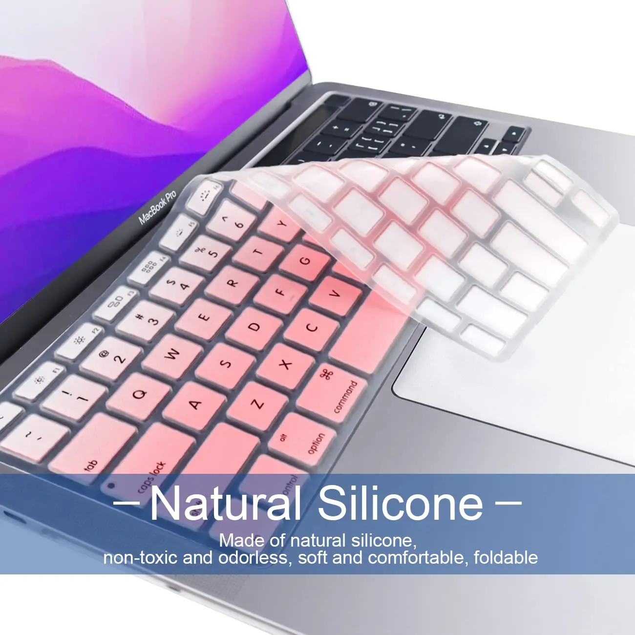 Cover per tastiera in Silicone per MacBook Air 13 pollici modello A1466 A1369 2010-2017 e compatibile con MacBook Pro 13/15 pollici 2015 o ordine