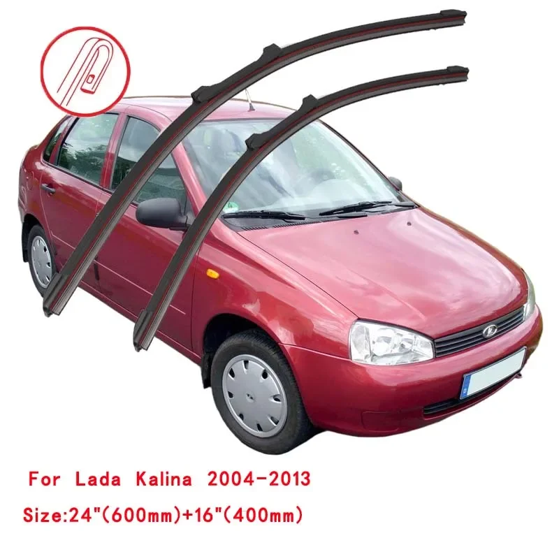 For Lada Kalina 2004-2021 Car Windshield Wiper Blade Front Windscreen Brushes Washer Accessories Cleaning Replacement Parts