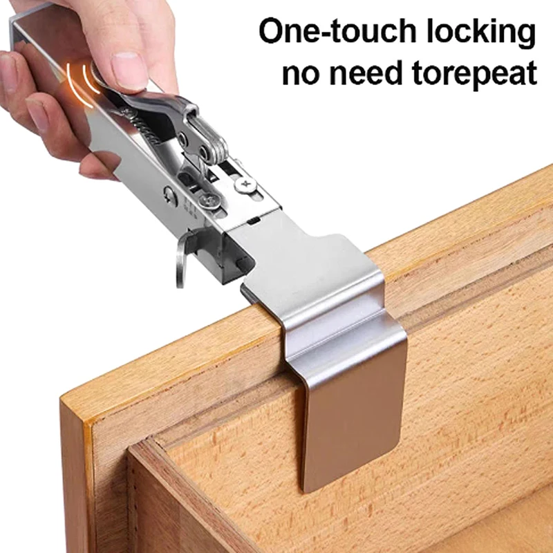 Adjustable Drawer Fixing Clamp Adjustable Drawer Fixing Clips Cabinet Hardware Jig Drawer Face Clamp For Easy And Fast Drawer