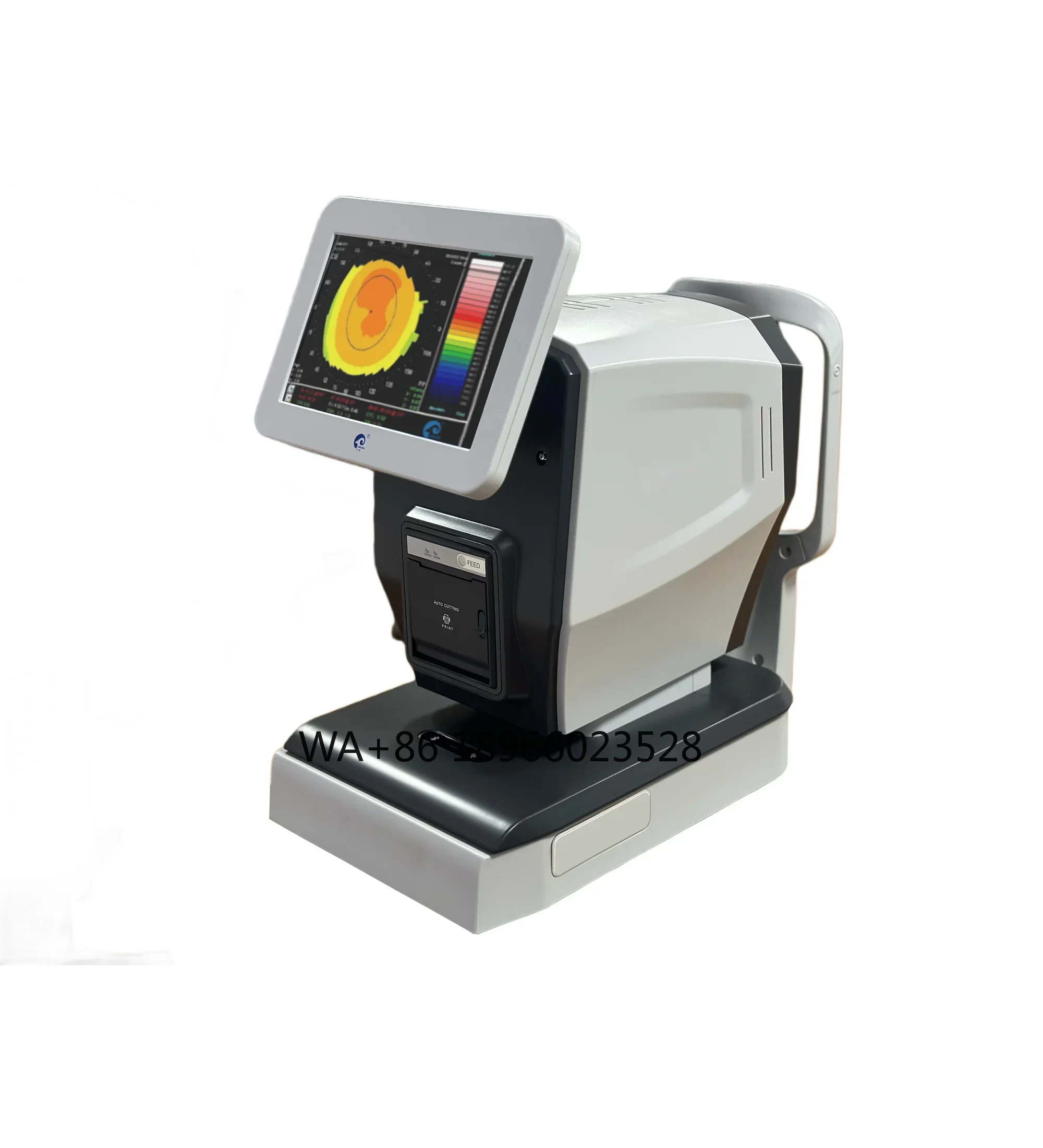 Topógrafo corneal multiusos para adultos, superventas, para examen ocular, hospitales, precio, ventaja, energía eléctrica, fabricado en plástico