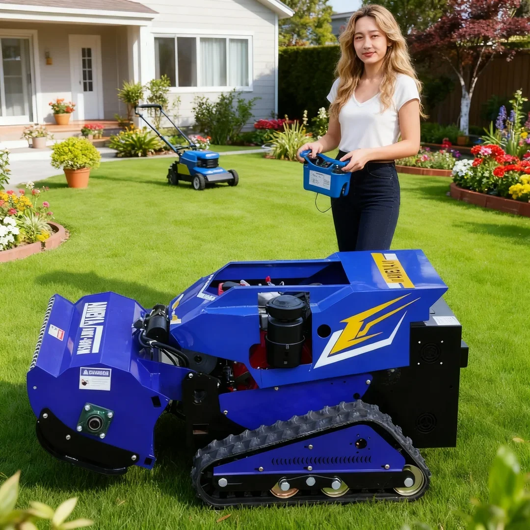 Customized Competitive Price Farm Flail Lawn Mower – 800-1000mm Cordless Remote Control Robot