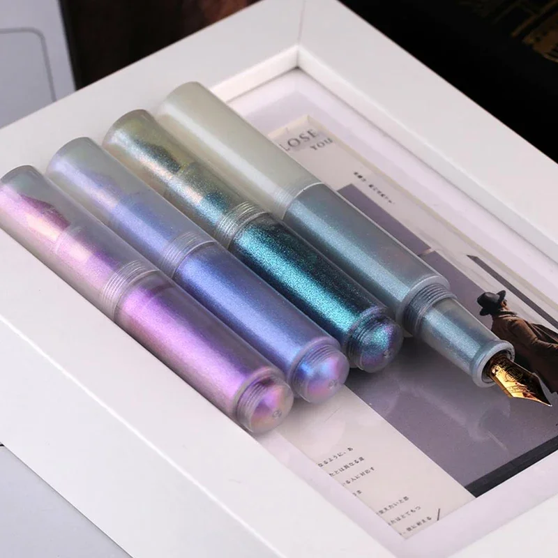 

Moonman Fountain Pen Semi Transparent Pearl Series Exquisite Writing Mini Travel Portable Pocket Pen Gift for Friends Stationery