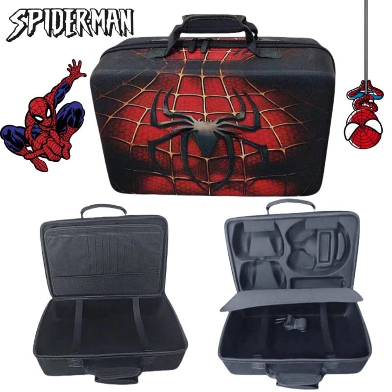

Персонализированная креативная сумка-хост Beast Kingdom Spiderman для консоли PS5, полный аксессуар, портативная ручная сумка и сумка через плечо