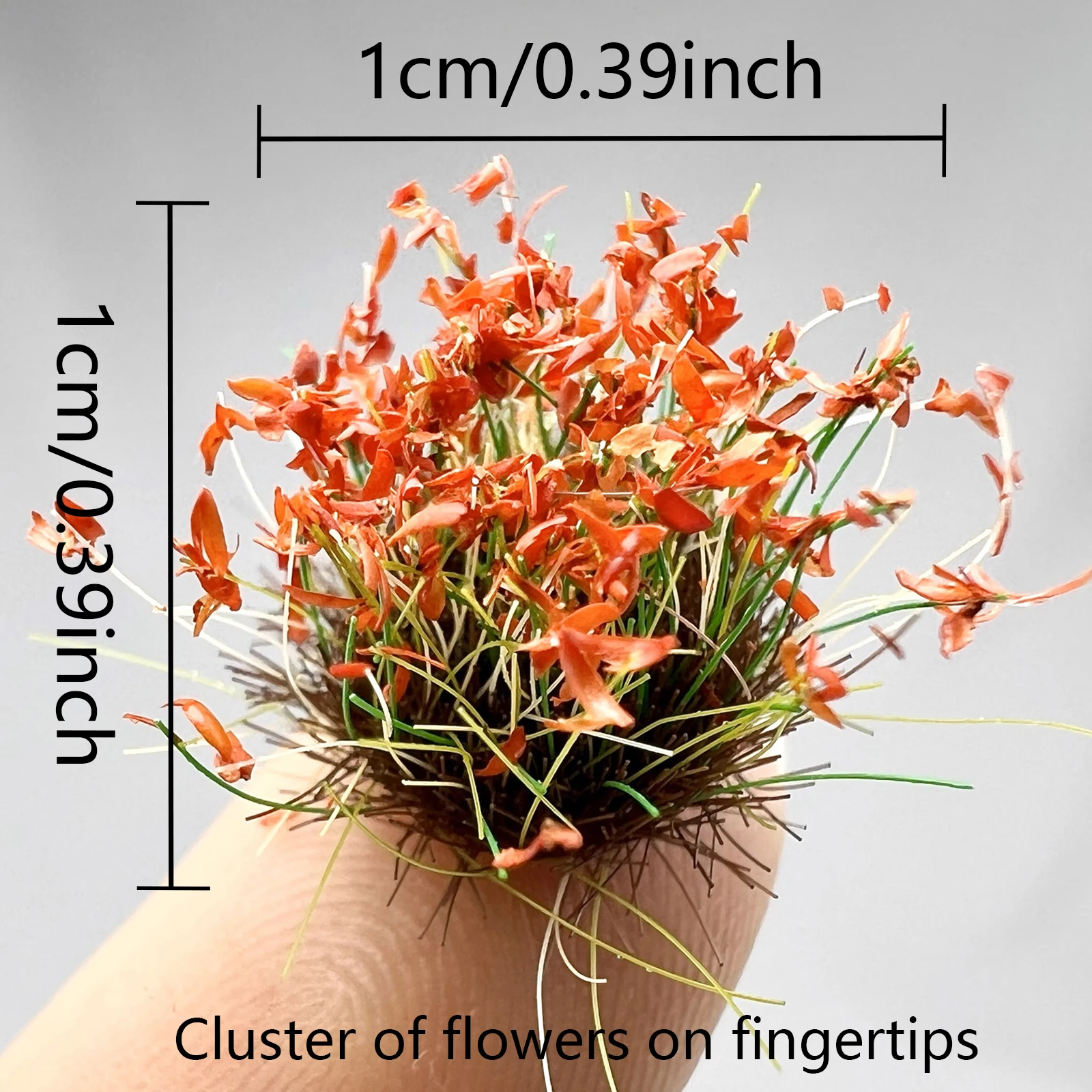 

15pcs Wildflowers Assorted Colors Stickable Shrub & Flower Models for Military Scenarios Railway Train Layouts Diorama Scene Mod