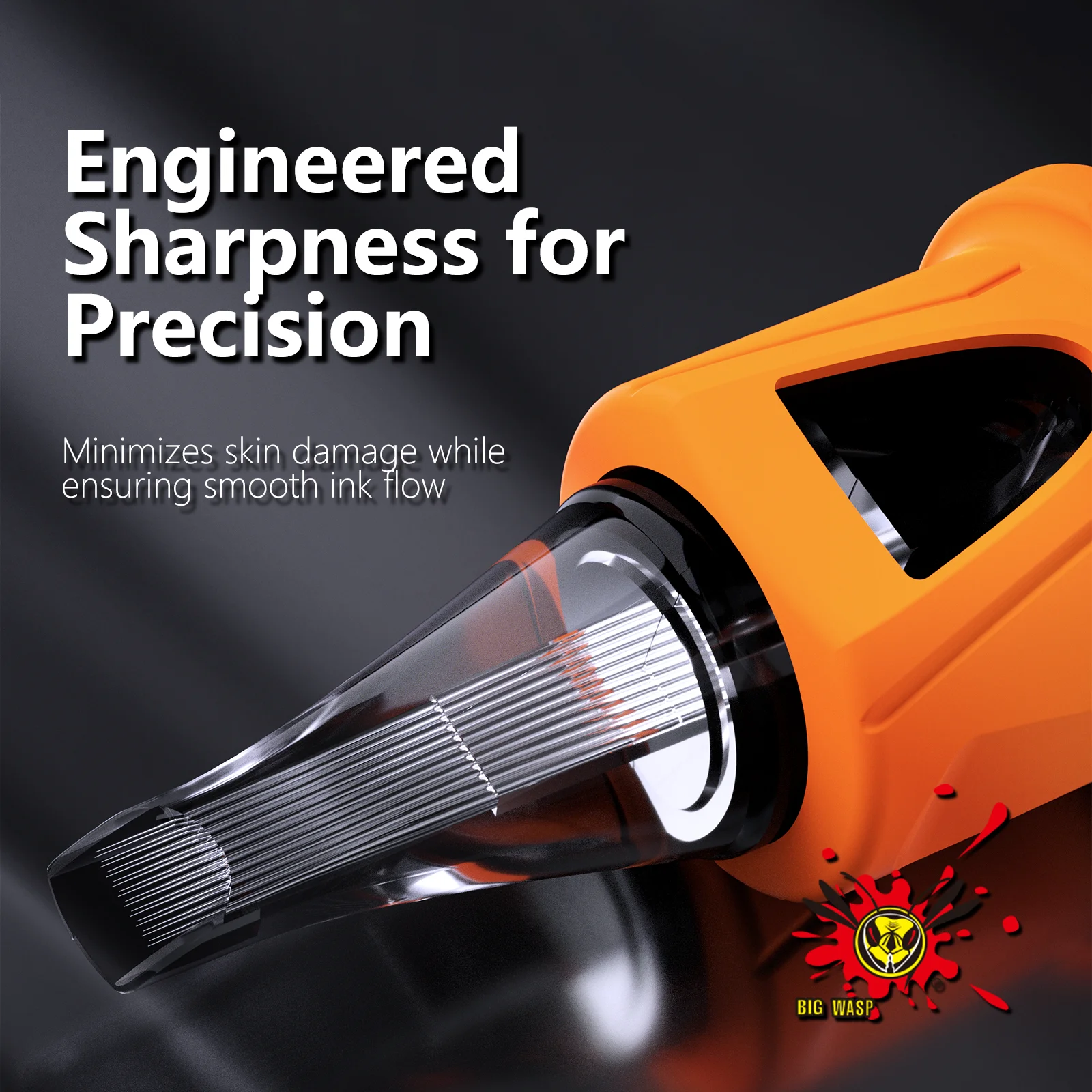 BIGWASP RL RS RM M1 إبر خرطوشة الوشم 20 قطعة/الوحدة إبرة الوشم الآمنة المعقمة القابل للتصرف لآلات الوشم السيطرة