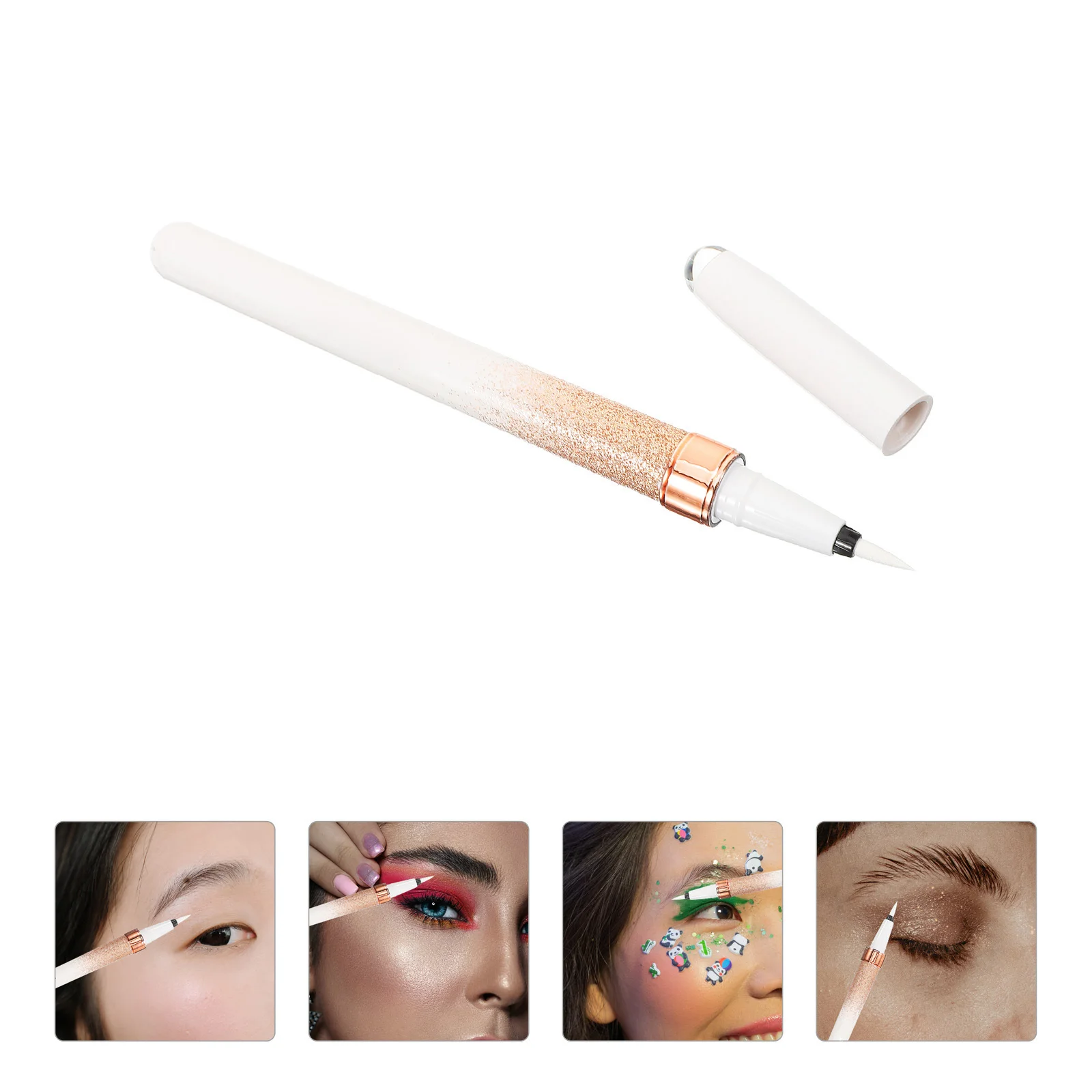 

Liquid Eyeliner Pen Black Waterproof and Smudge Proof High Pigment Smooth Flow for Makeup Easy to Use Daily