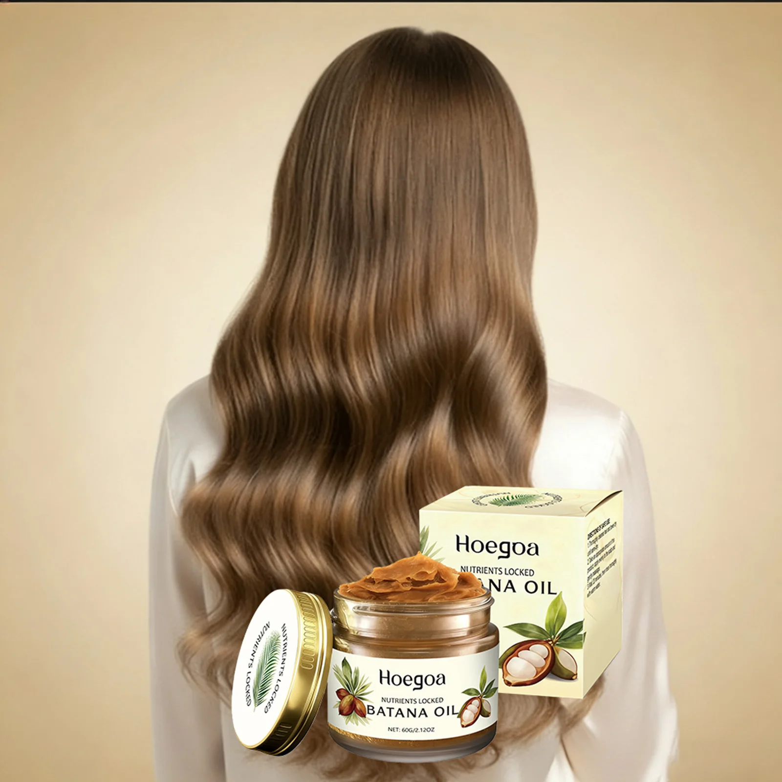 

Organic Raw Batana Oil for Hair Growth Strengthens Hair Reduces Breakage Enhances Shine Pure Non-Greasy No Silicones