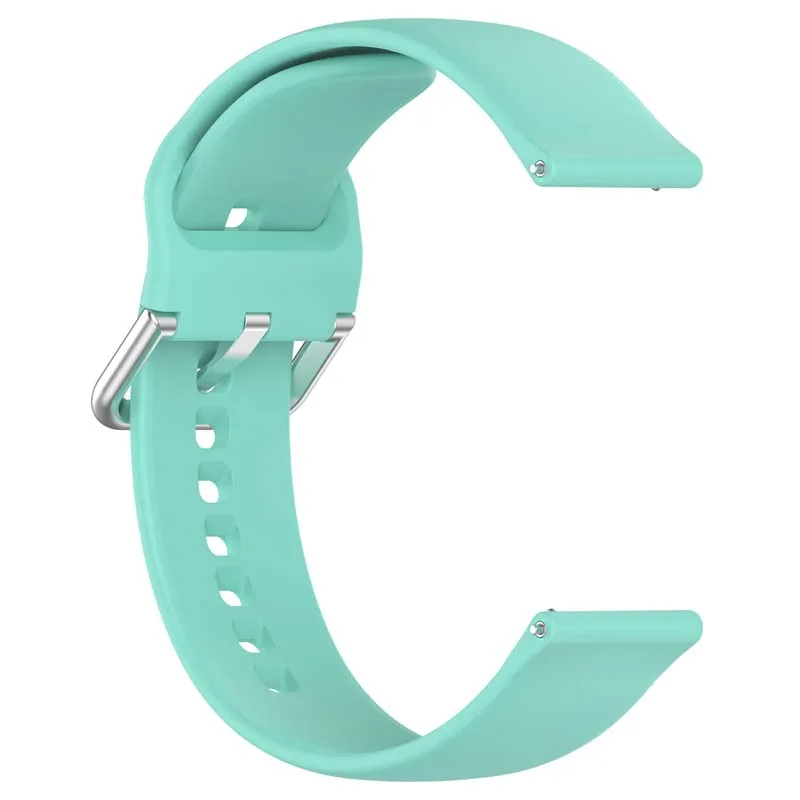 22mm Plain Silicone Strap For Amazfit Balance Cheetah Pro Bip 5 Pop 3S 3R SmartWatch Belt Band Quick Release Bracelet Wristband