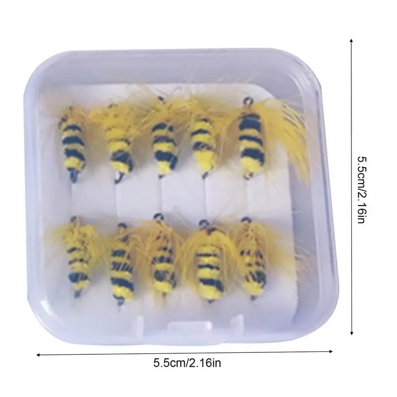 Рыболовные крючки в виде мухи для ловли форели набор мушек для ловли нахлыстом, рыболовные приманки и приманки для ловли нахлыстом, разноцветные искусственные мушки, острые Крючки для ловли нахлыстом с