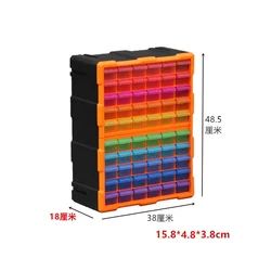 Drawer Type Part Box Screw Storage Box Part Box  Building Block, Electronic Components Compartment Storage Cabinet Combined Type