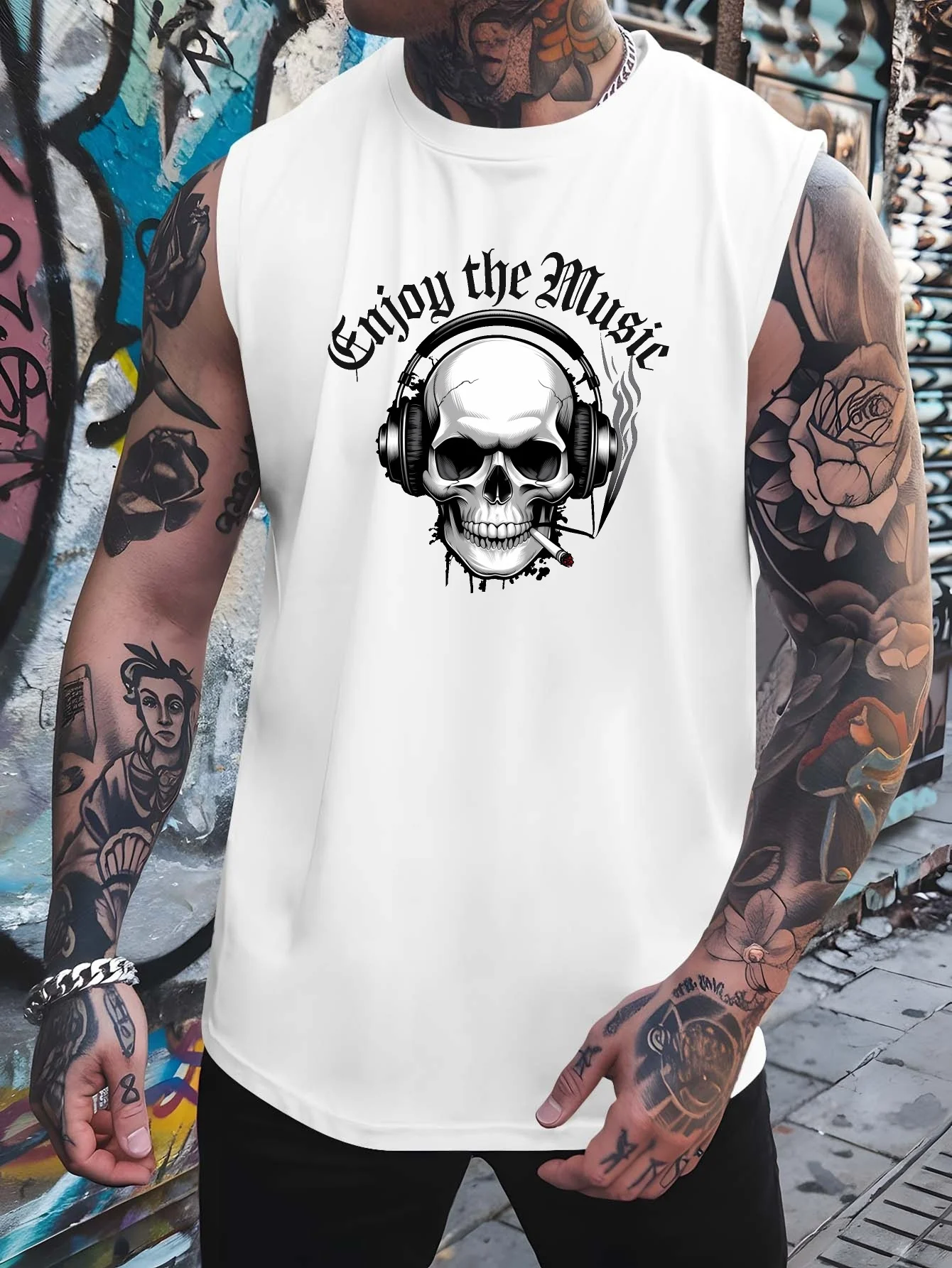 

Men's large-sized loose-fitting sports vest, summer breathable and quick-drying basketball fitness sleeveless T-shirt