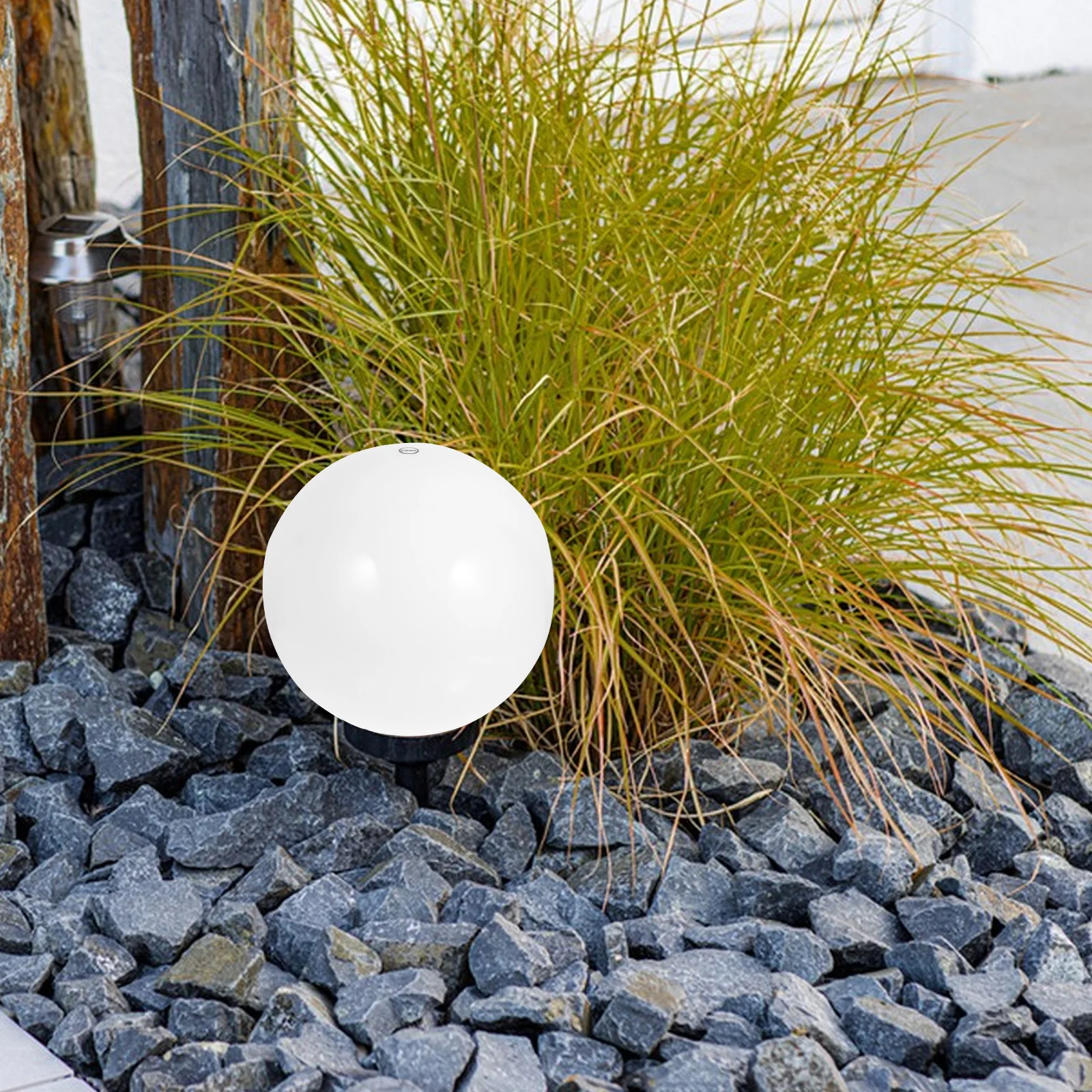 

Acrylic Spherical Lampshade 30CM Diameter 125MM Base Outdoor Light Cover Round Plastic Globes Replacement Lamp