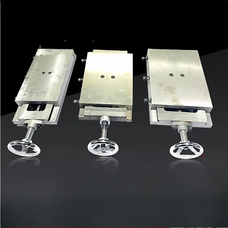 Screw Rod Sliding Table Cast Iron with Handwheel Drag Plate Linear Guide Rail Woodworking Machinery Linear Guide