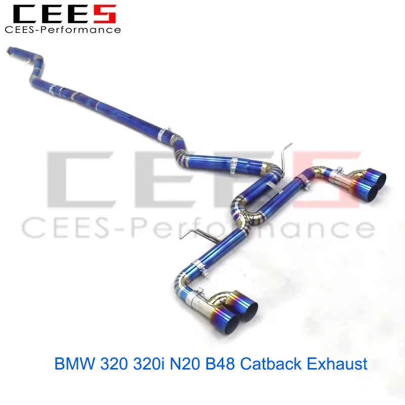 

CEES for BMW 320/320i N20/B48 2.0T 2012-2020 Exhaust Catback With Valves Factory Price Muffler