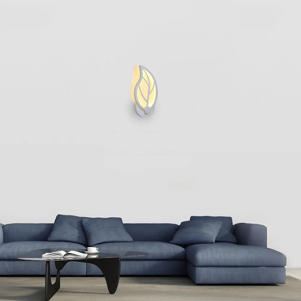 

Acrylic Wall Lamp 12W Led Anti-Reflective Light For Living Room Kitchen Corridor Indoor Flame Porch Light Modern Decoration