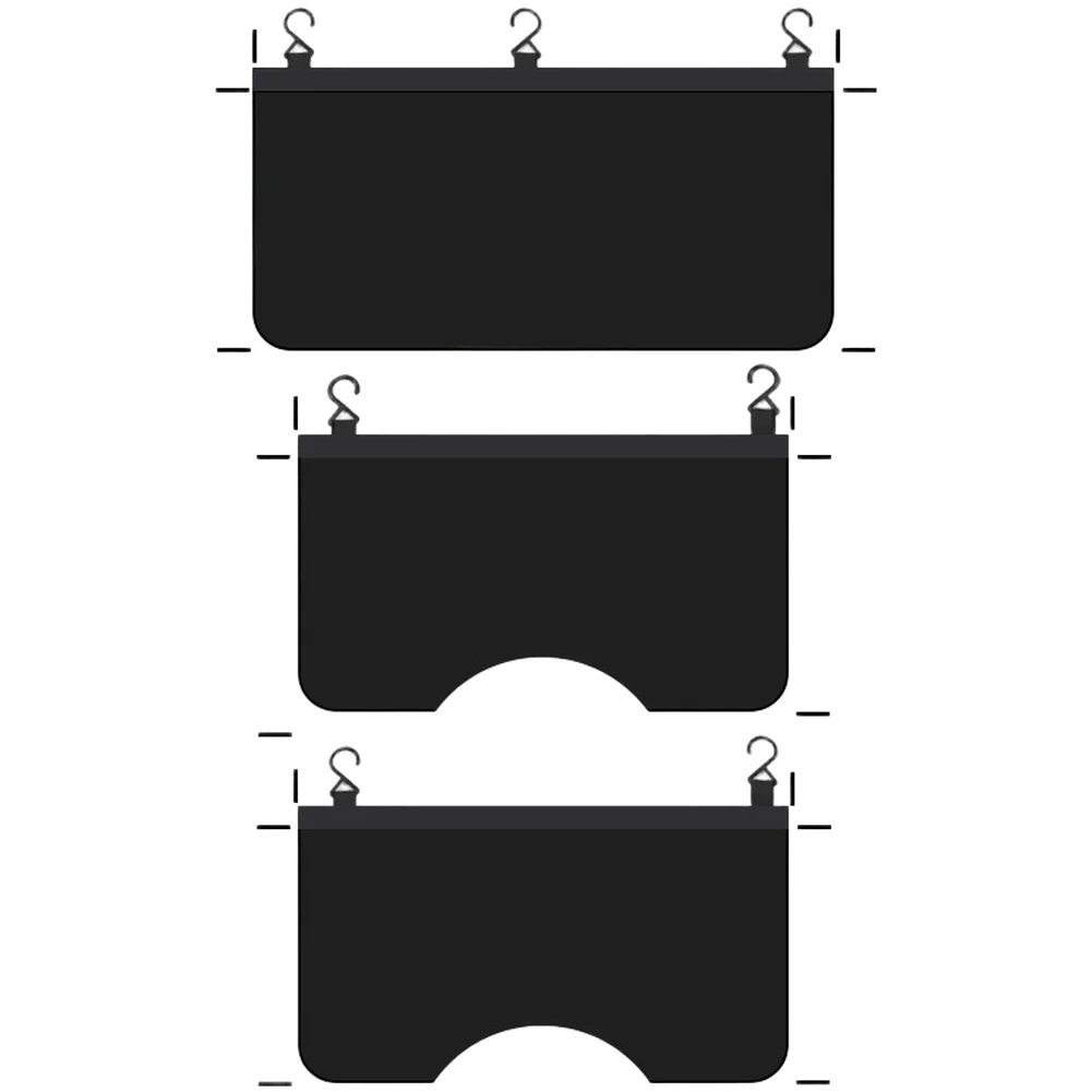 3PCS For Fender Protection Mat Set for Automotive Bodywork Guard PU Leather Cover for Car Maintenance and Paint Protection