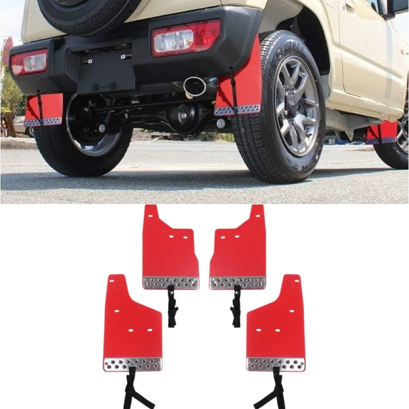 Mud Flaps Fender Flares For Suzuki Jimny JB64 2018+ ABS Off Road Exterior Modification Auto Accessories Car Styling Upgrade