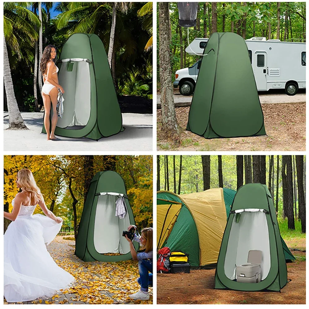 

Lightweight Shower Toilet Changing Room Portable Tourist Camping Tent Bathing Tent UV Protection Beach Fishing Pop Up Tent