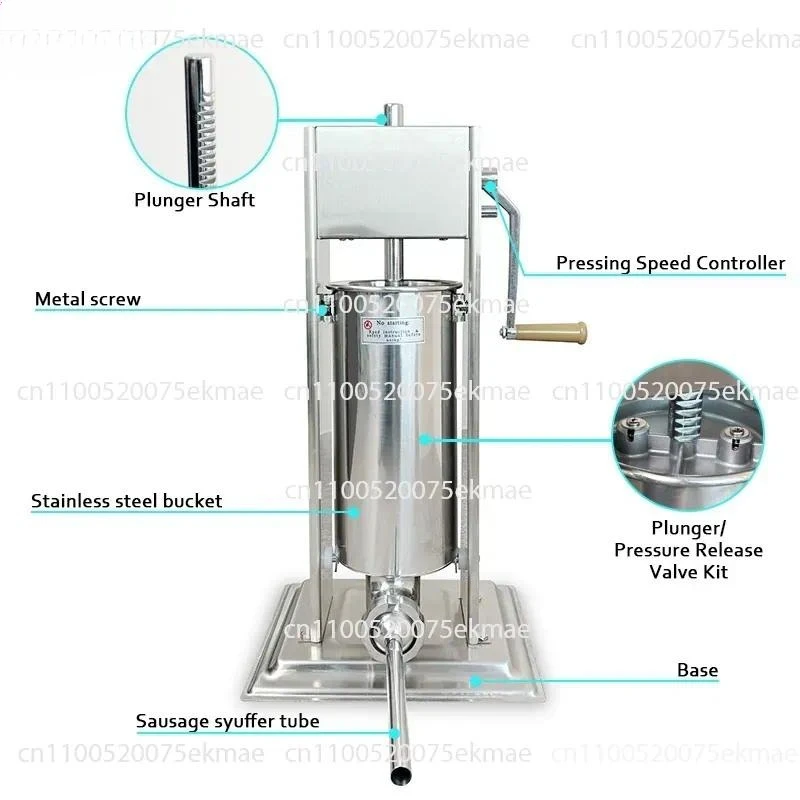 Manual Sausage Filling Machine Small Processing Equipment Food Filling Machine Casings Enema