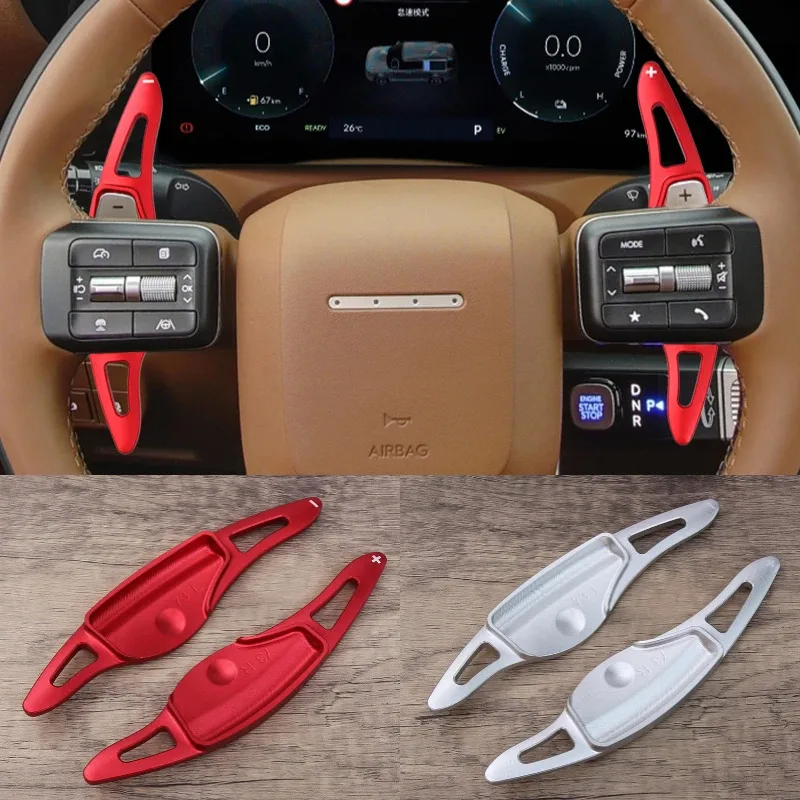 

Shift Paddle For Hyundai Santa Fe SantaFe HEV MX5 2023 2024 Car Steering Wheel Gear Extension Shifter DSG Stickers Accessories