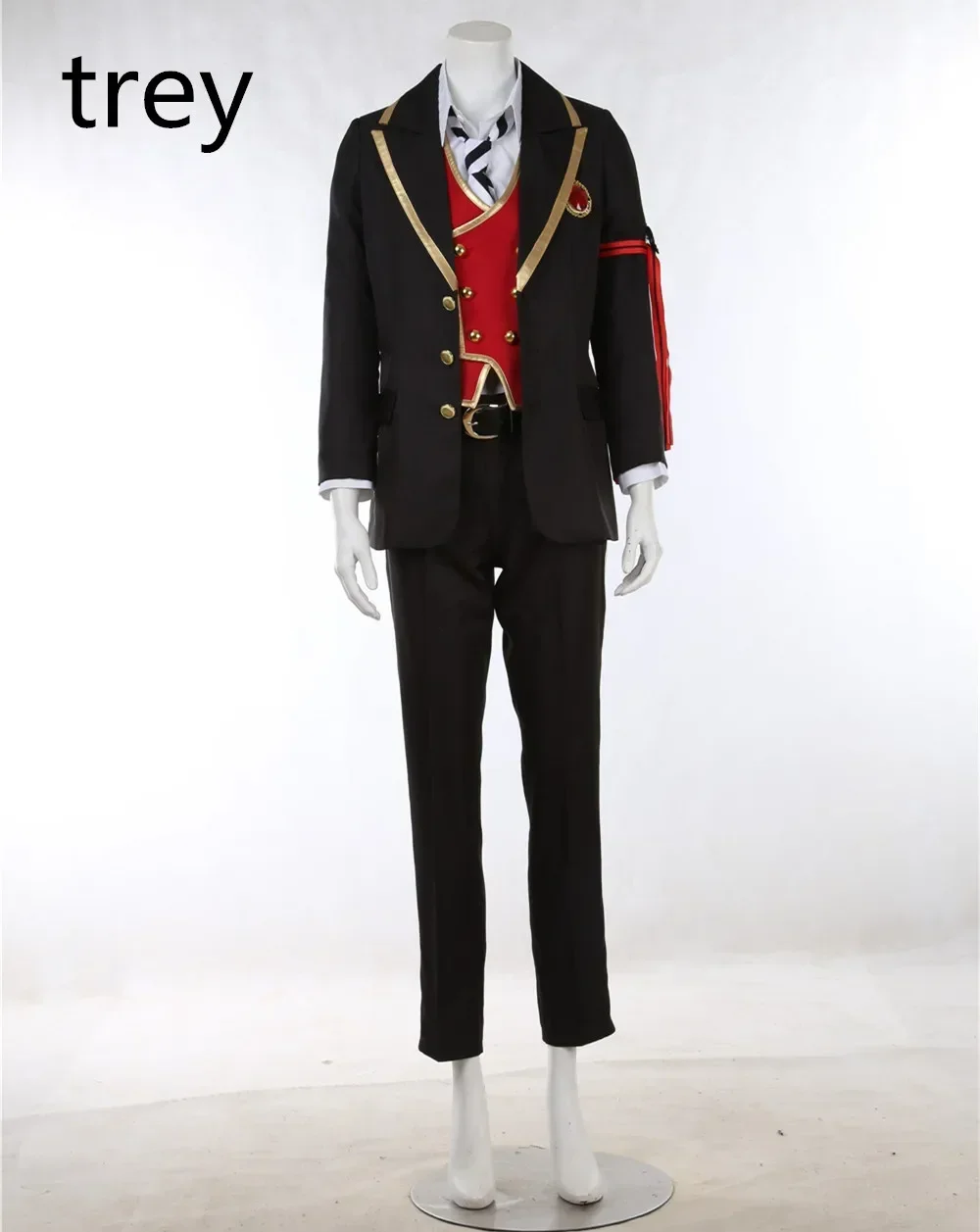 Kostum Cosplay seragam Cater Ace Deuce Riddle Trey