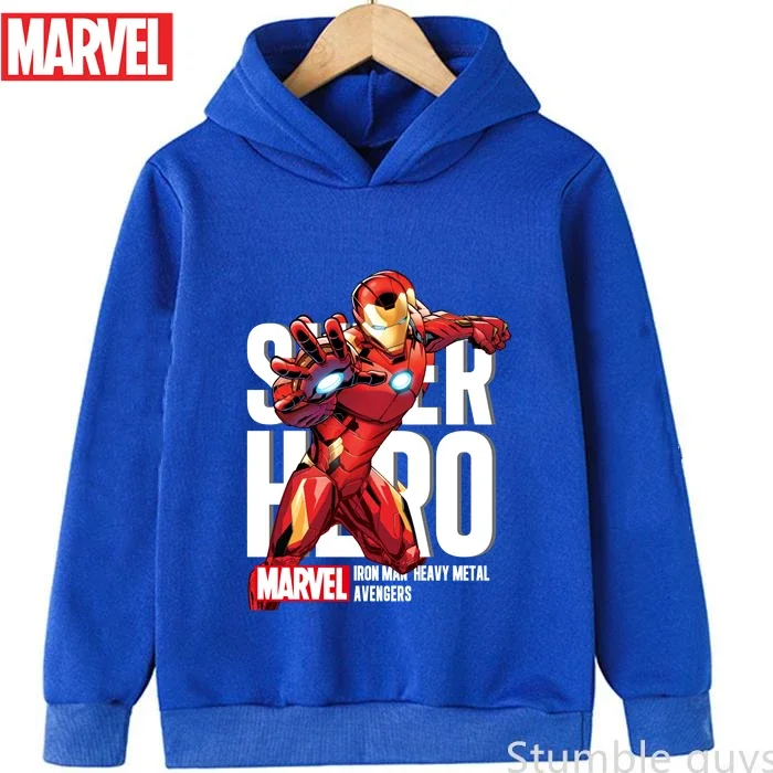 

Marvel Iron Man Kids Casual Outfit Autumn 3-13Y Boys Clothes Girls Avengers Super Hero Sweatshirt